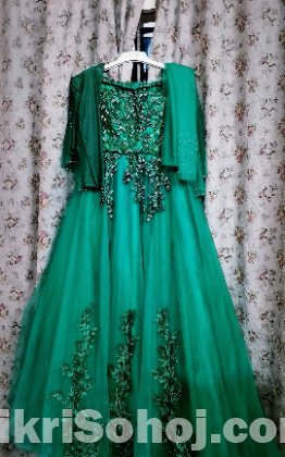 Teal Green Gown